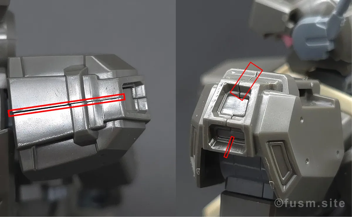 HGUC ジェガン(エコーズ仕様) レビュー 肩ディテール 合わせ目 01