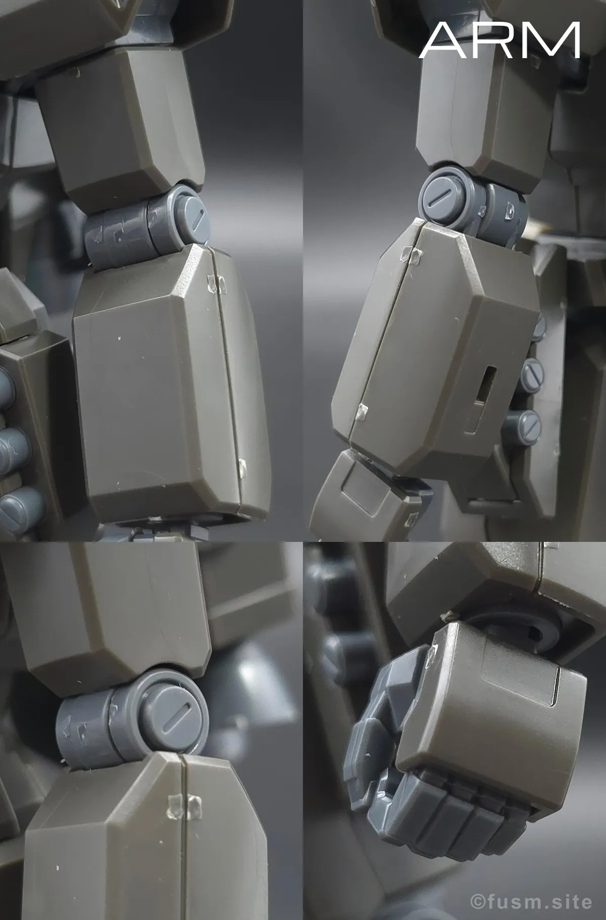 HGUC ジェガン(エコーズ仕様) レビュー 腕部ディテール 01