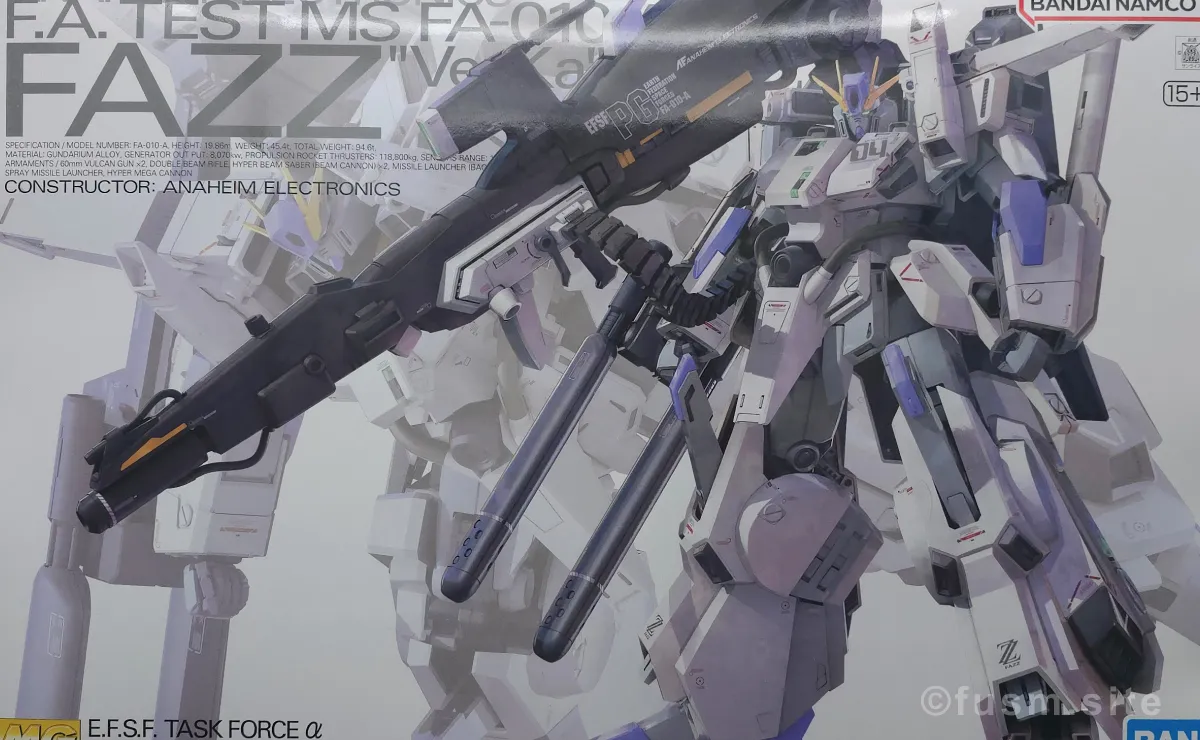 MG FAZZ Ver.Ka レビュー パッケージ 01
