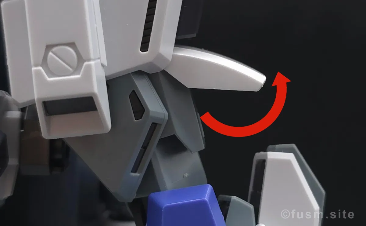 MG FAZZ Ver.Ka レビュー 肩ディテール 可動域 02