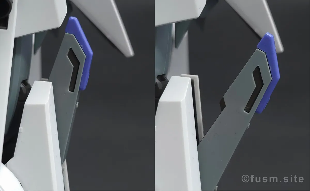 MG FAZZ Ver.Ka レビュー 脚部ディテール 05