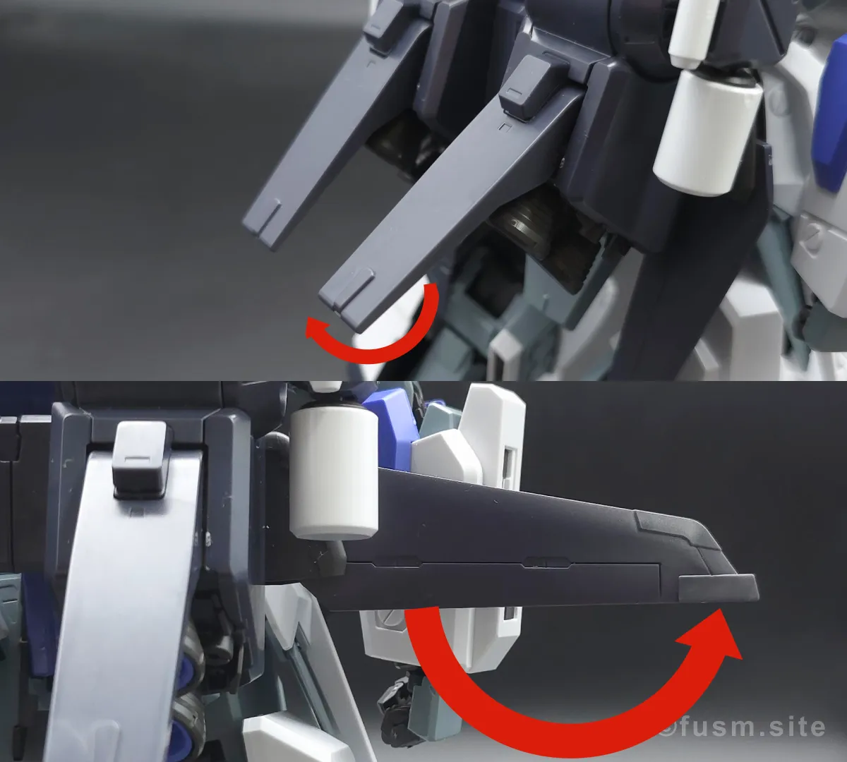 MG FAZZ Ver.Ka レビュー バックパックレビュー 可動域 01