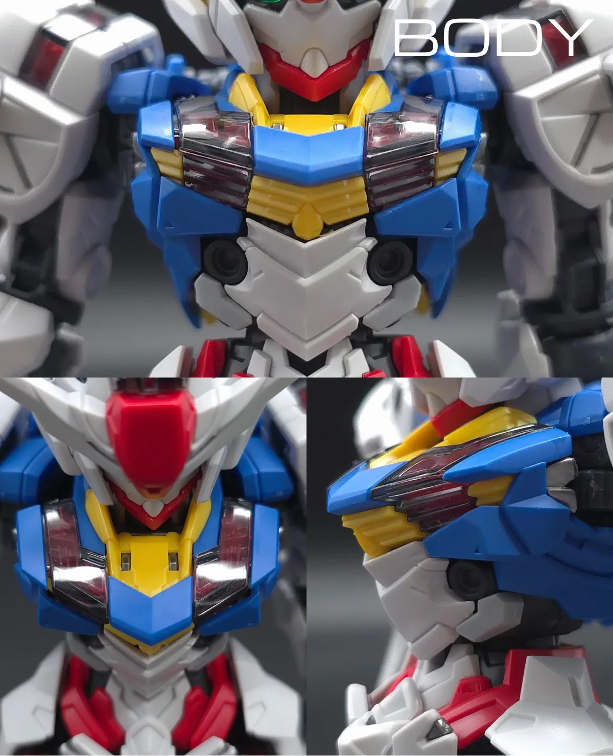 MGSD ガンダムエアリアル レビュー 胴体ディテール 01