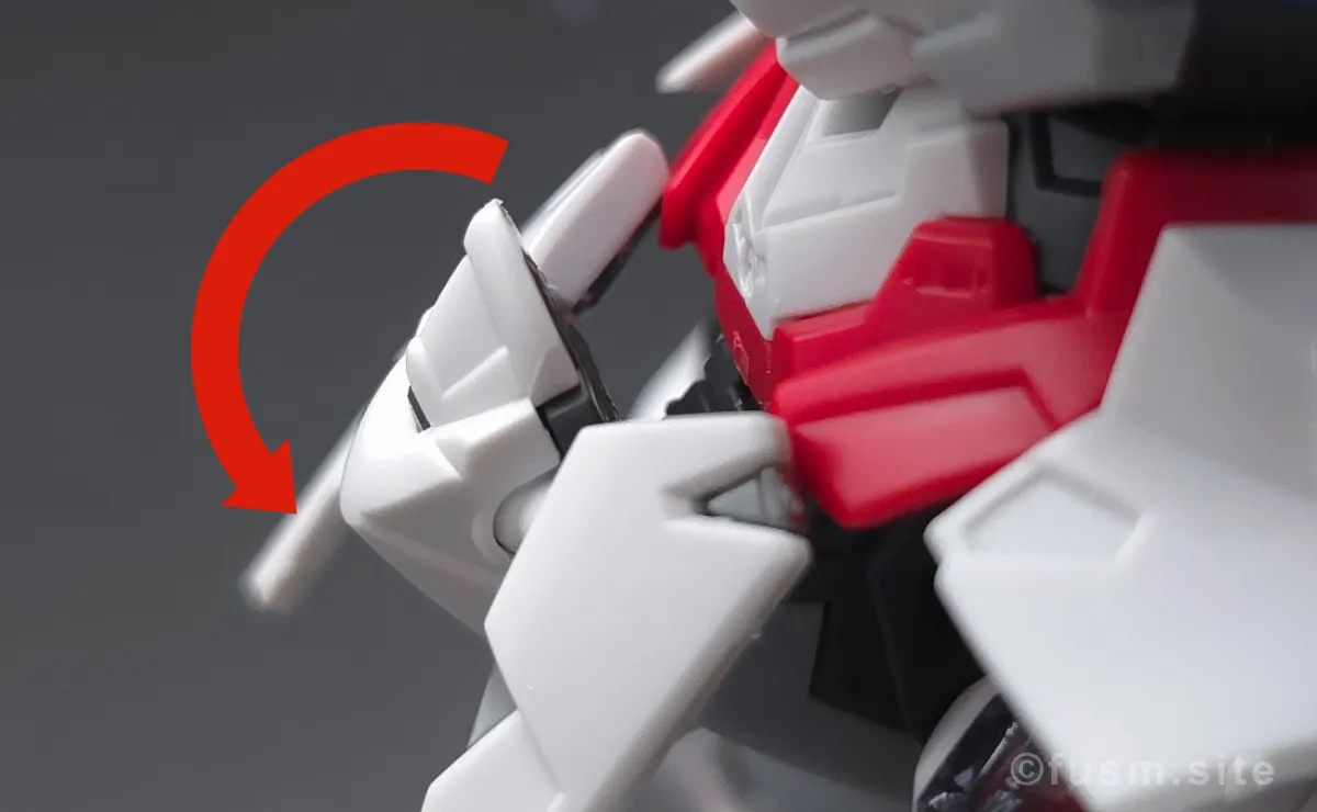 MGSD ガンダムエアリアル レビュー 胴体ディテール ギミック 03