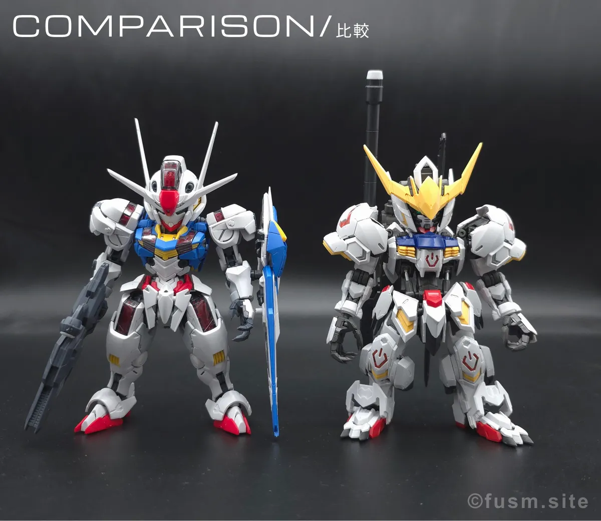 MGSD ガンダムエアリアル レビュー 比較 01