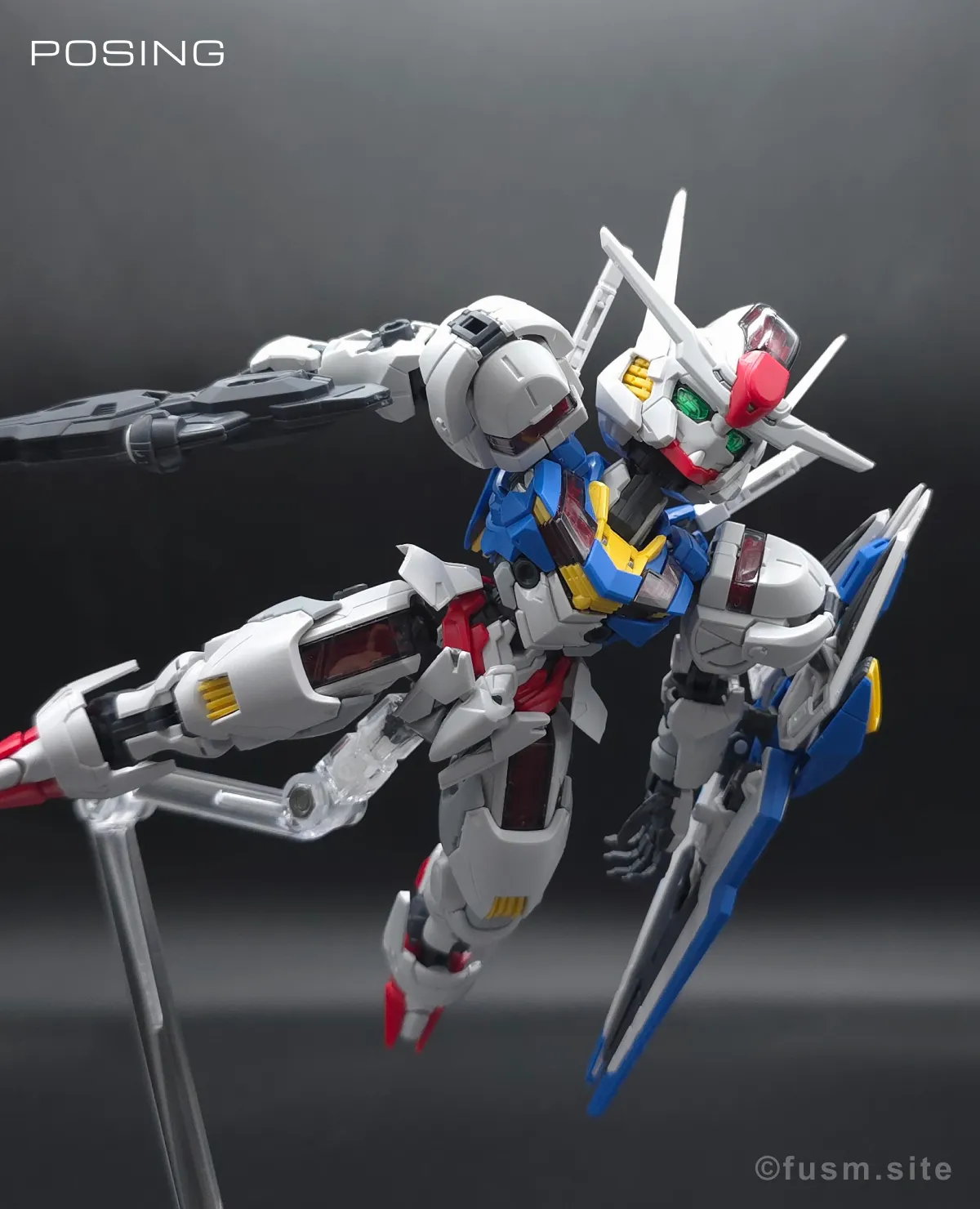 MGSD ガンダムエアリアル レビュー ポージング 01