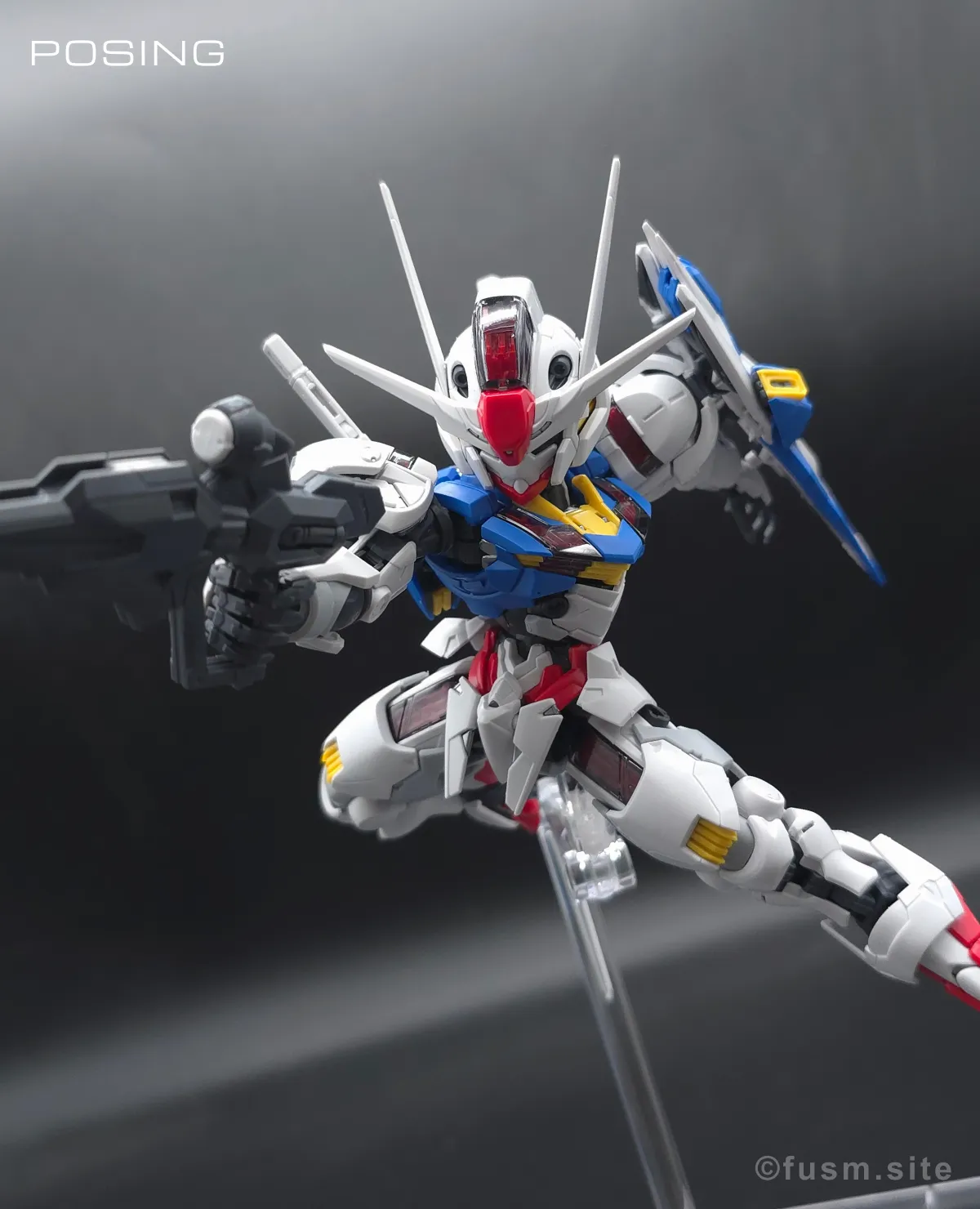 MGSD ガンダムエアリアル レビュー ポージング 03