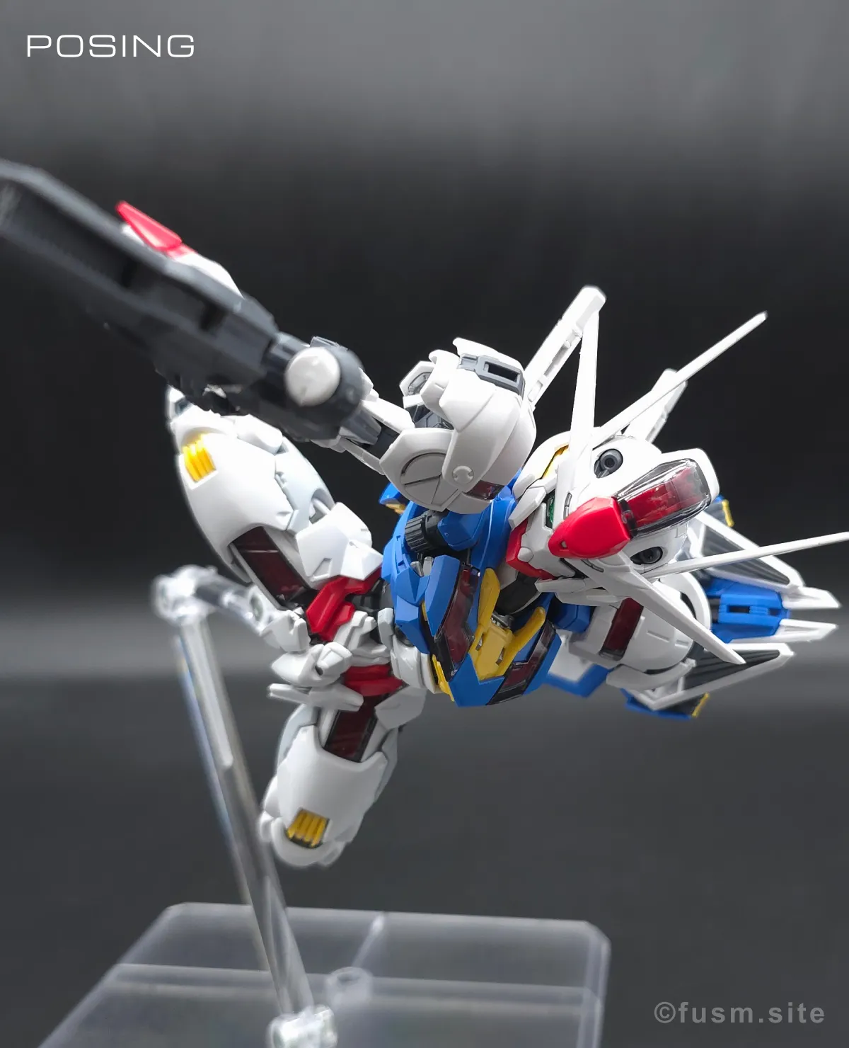 MGSD ガンダムエアリアル レビュー ポージング 06