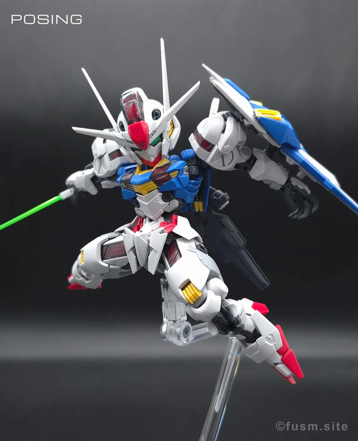 MGSD ガンダムエアリアル レビュー ポージング 07