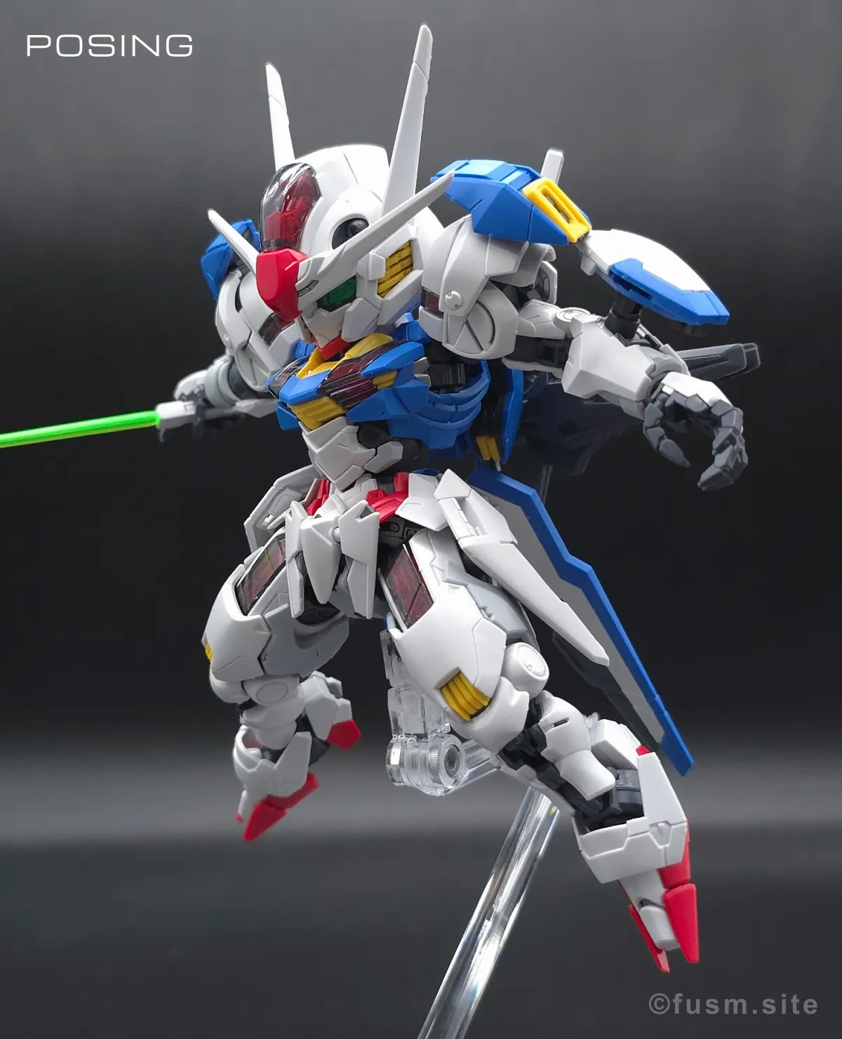 MGSD ガンダムエアリアル レビュー ポージング 10