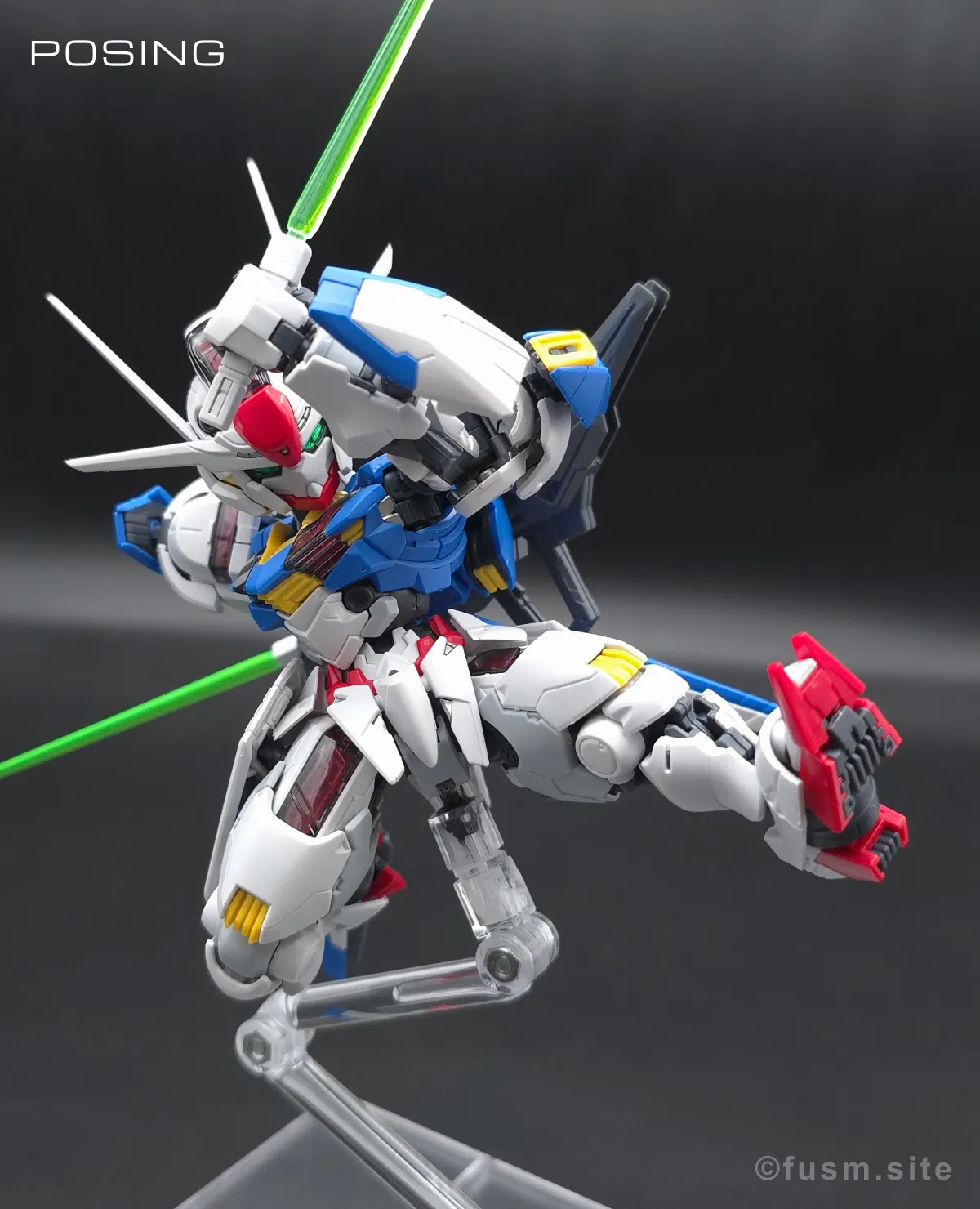 MGSD ガンダムエアリアル レビュー ポージング 12