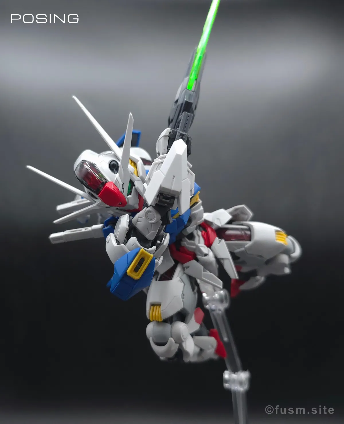 MGSD ガンダムエアリアル レビュー ポージング 19