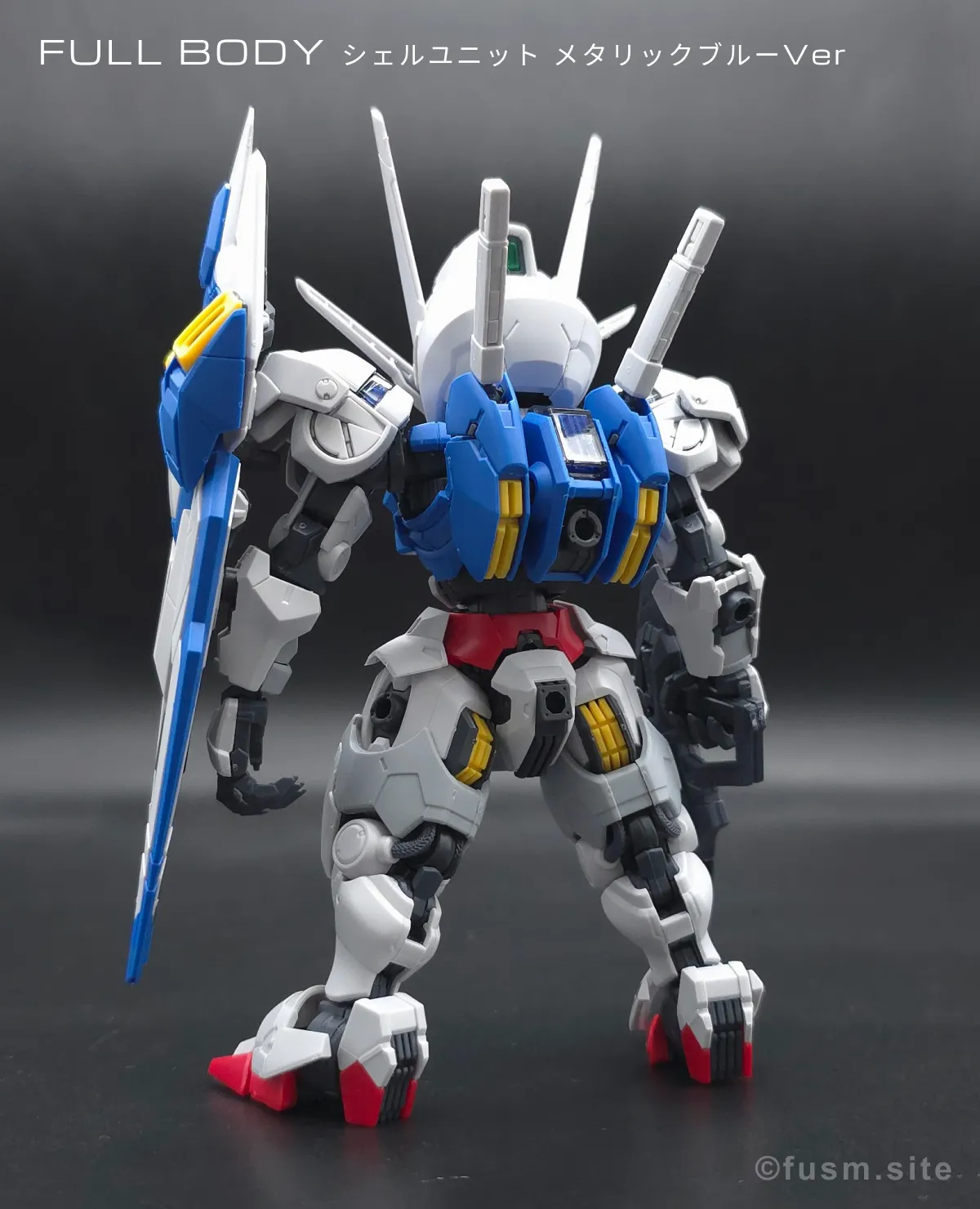 MGSD ガンダムエアリアル レビュー 多角的に見た全体の外観・素組み 03