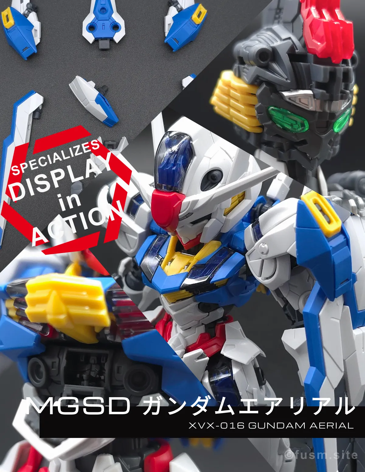 MGSD ガンダムエアリアル レビュー コラージュ 01