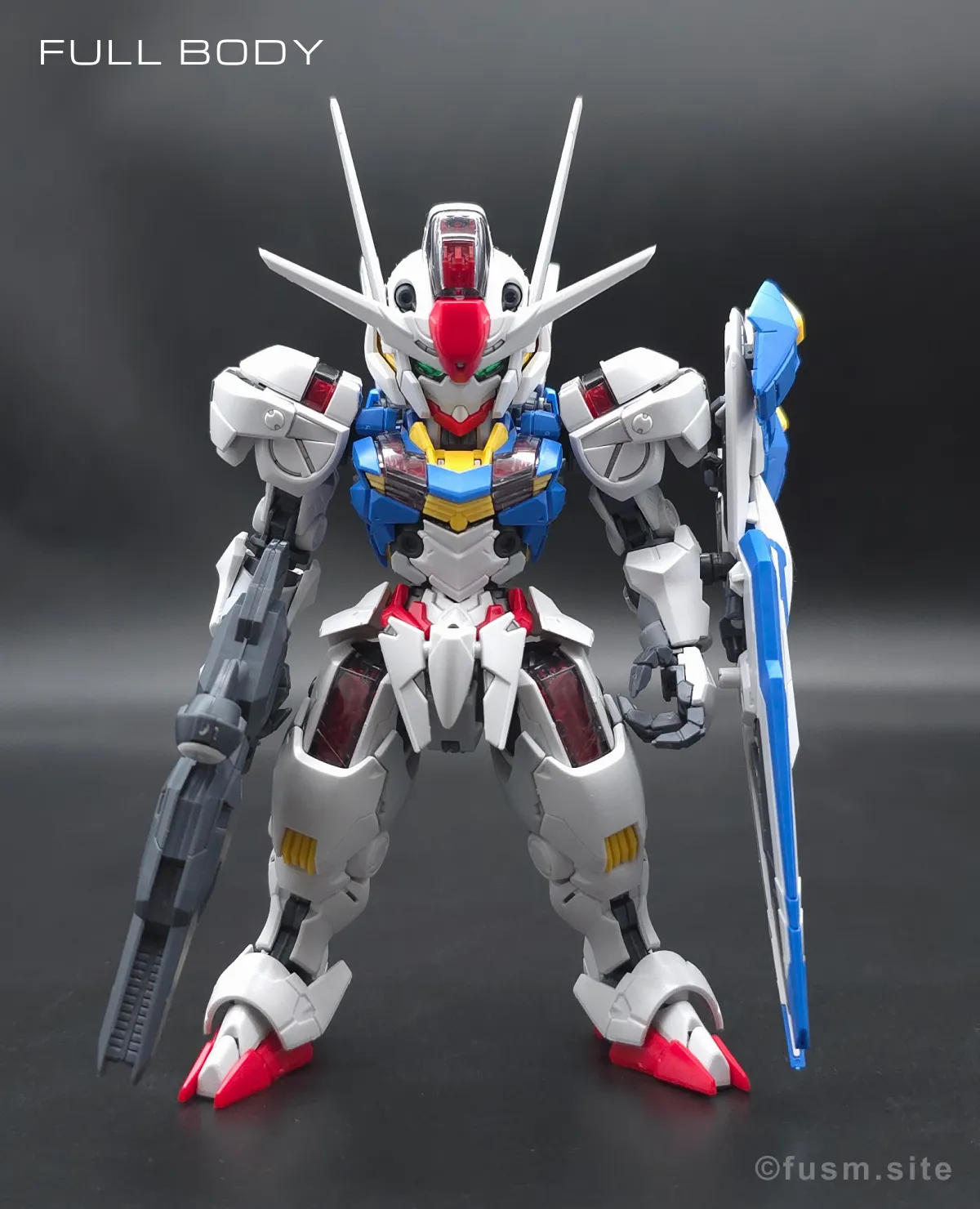 MGSD ガンダムエアリアル レビュー 多角的に見た全体の外観・素組み 01