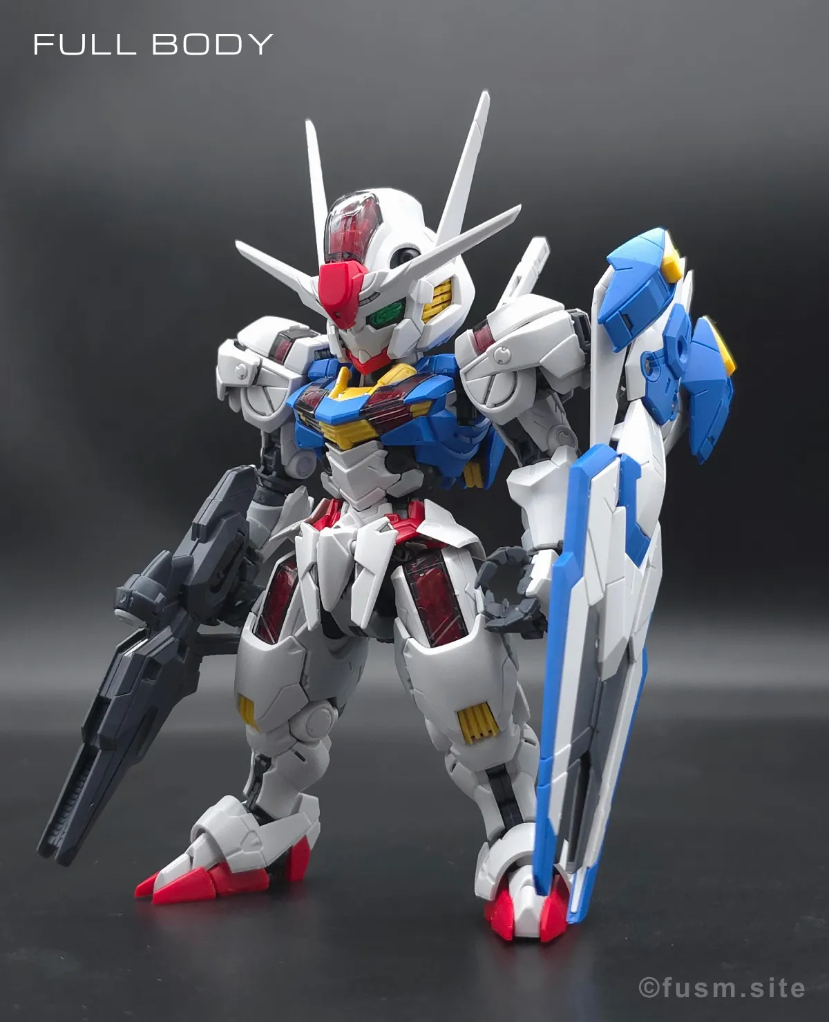 MGSD ガンダムエアリアル レビュー 多角的に見た全体の外観・素組み 02