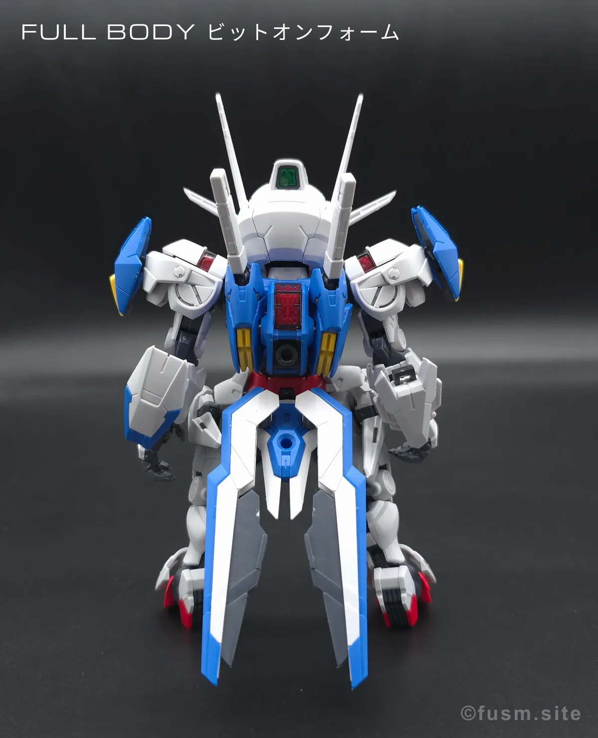 MGSD ガンダムエアリアル レビュー 多角的に見た全体の外観・素組み 09