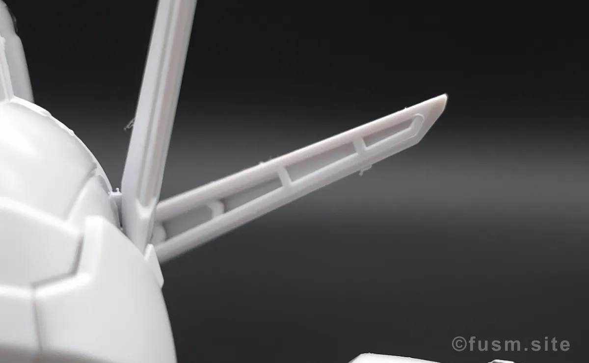 MGSD ガンダムエアリアル レビュー 頭部ディテール 02