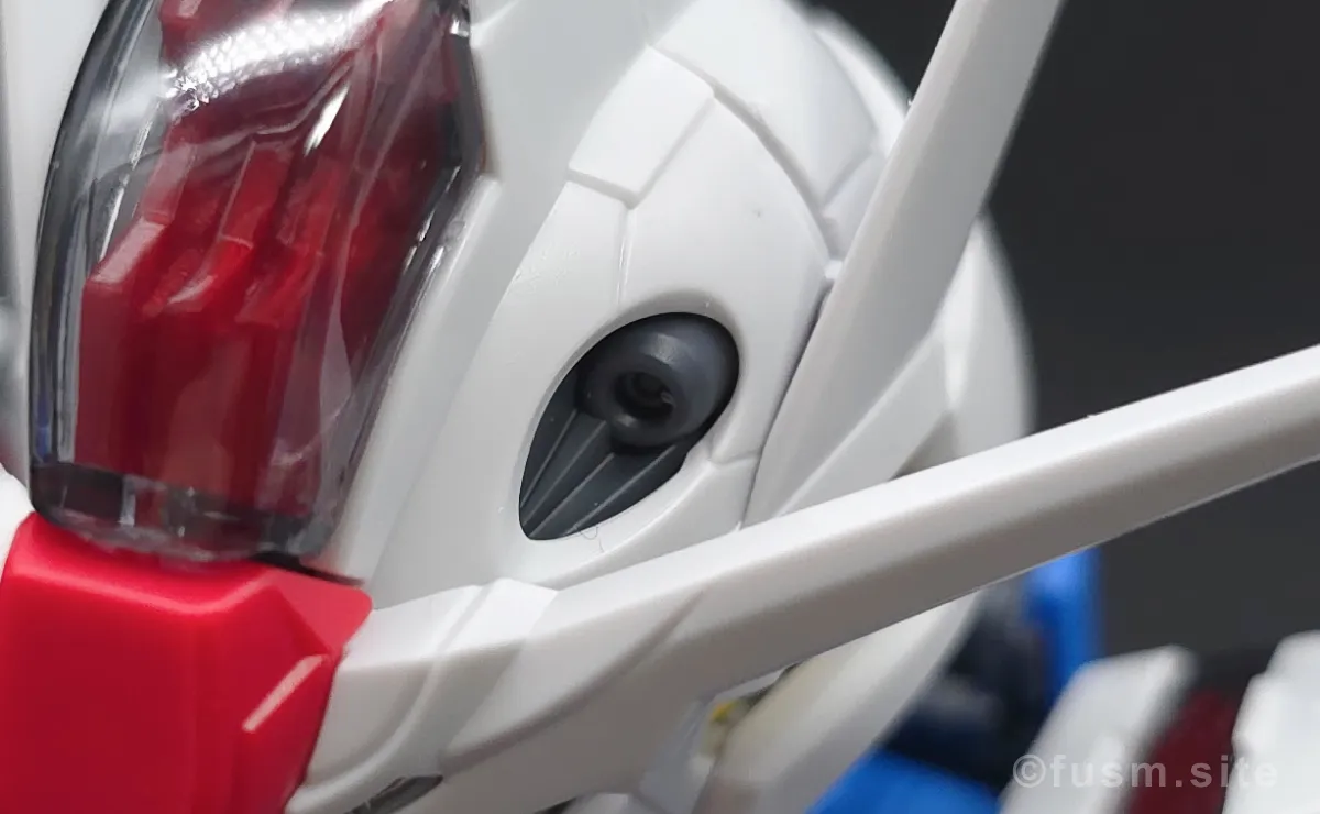 MGSD ガンダムエアリアル レビュー 頭部ディテール 03
