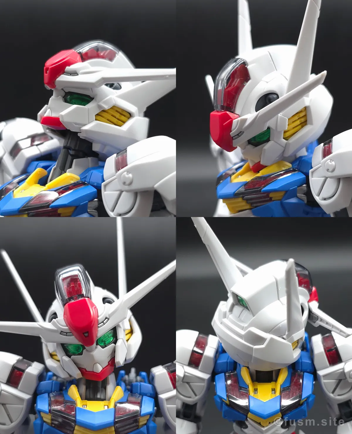 MGSD ガンダムエアリアル レビュー 頭部ディテール 可動域 01