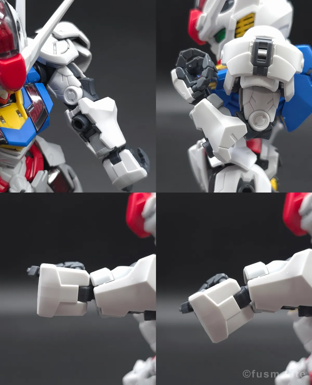 MGSD ガンダムエアリアル レビュー 腕部ディテール 可動域 01
