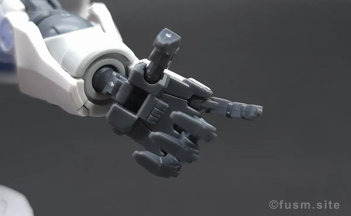 MGSD ガンダムエアリアル レビュー 腕部ディテール 可動域 03
