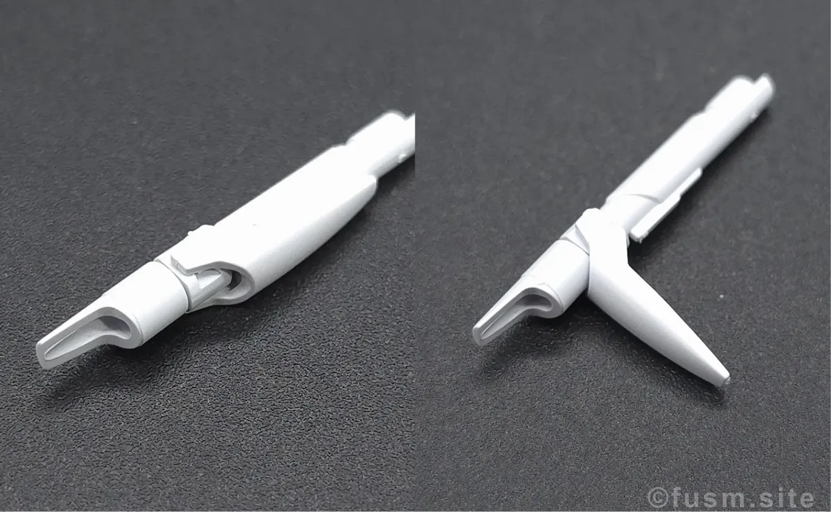 オプションパーツセット ガンプラ 19 (フィン・ファンネル) レビュー 付属品 16