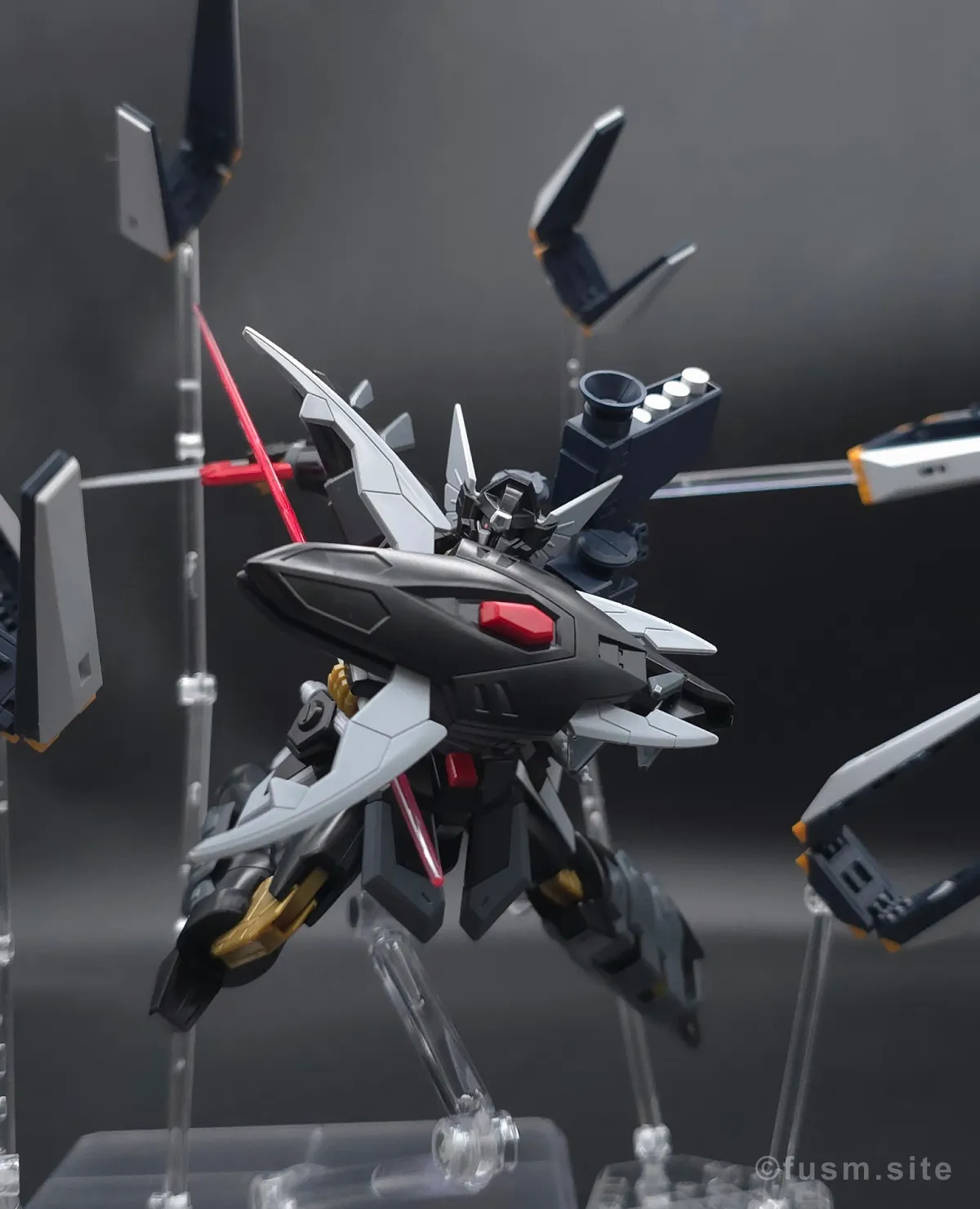 オプションパーツセット ガンプラ 19 (フィン・ファンネル) レビュー ポージング 09