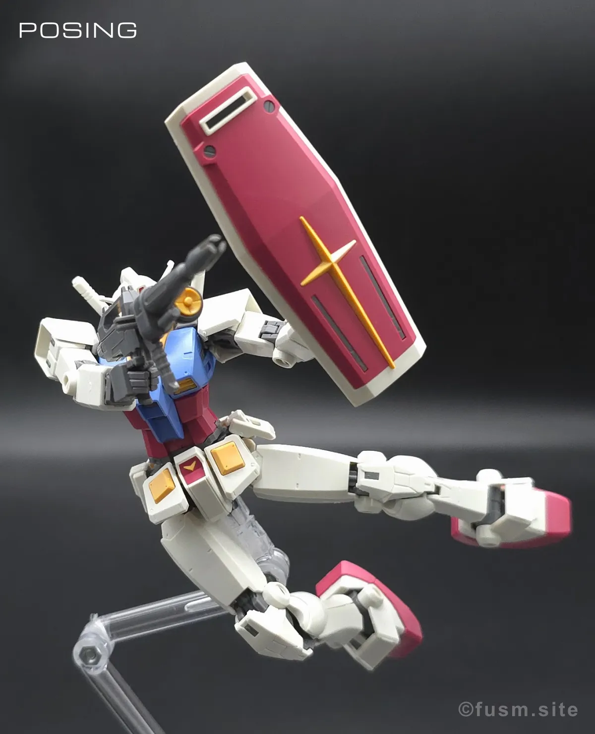 HG RX-78-2 ガンダム [BEYOND GLOBAL] レビュー ポージング 07