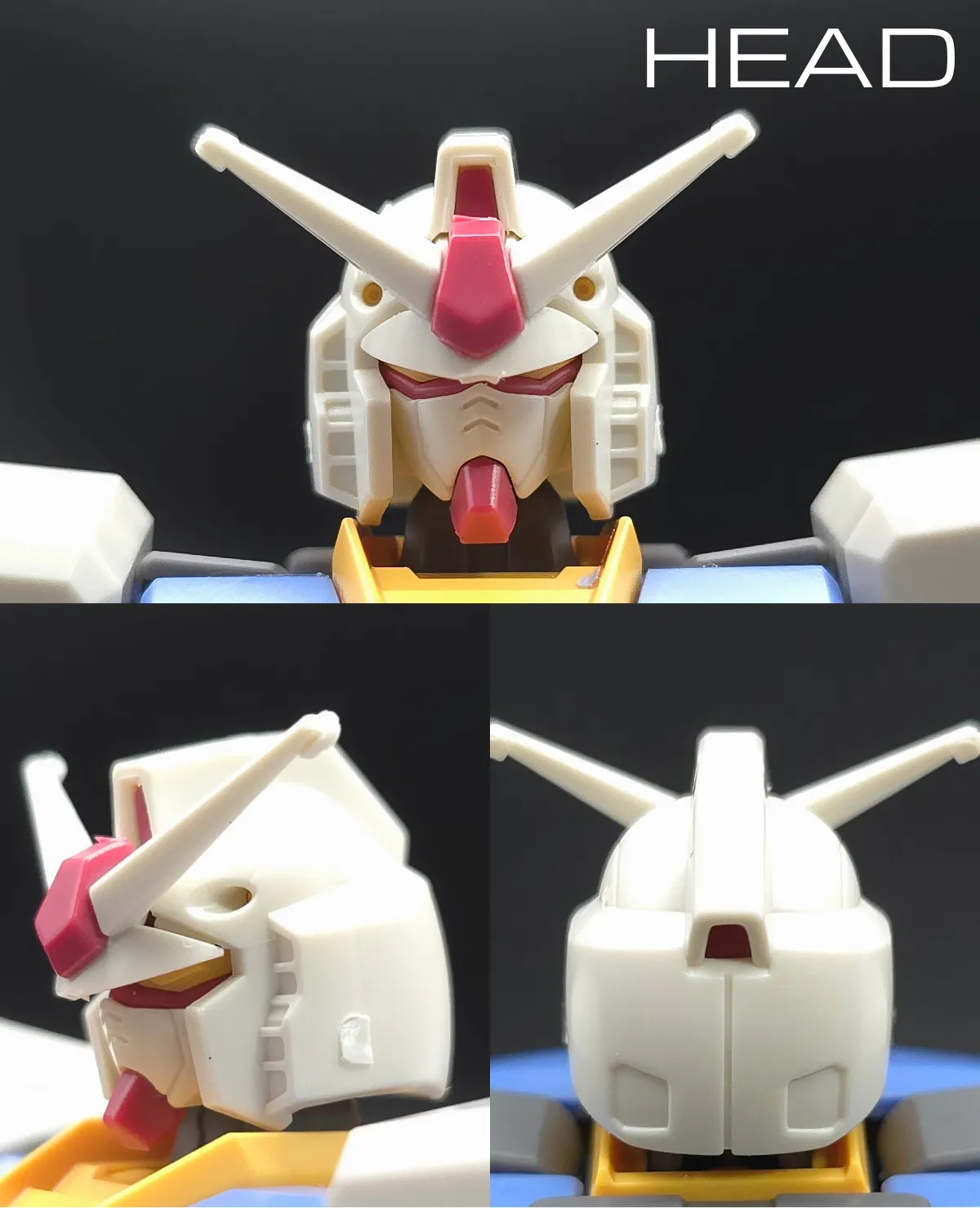 HG RX-78-2 ガンダム [BEYOND GLOBAL] レビュー 頭部ディテール 01