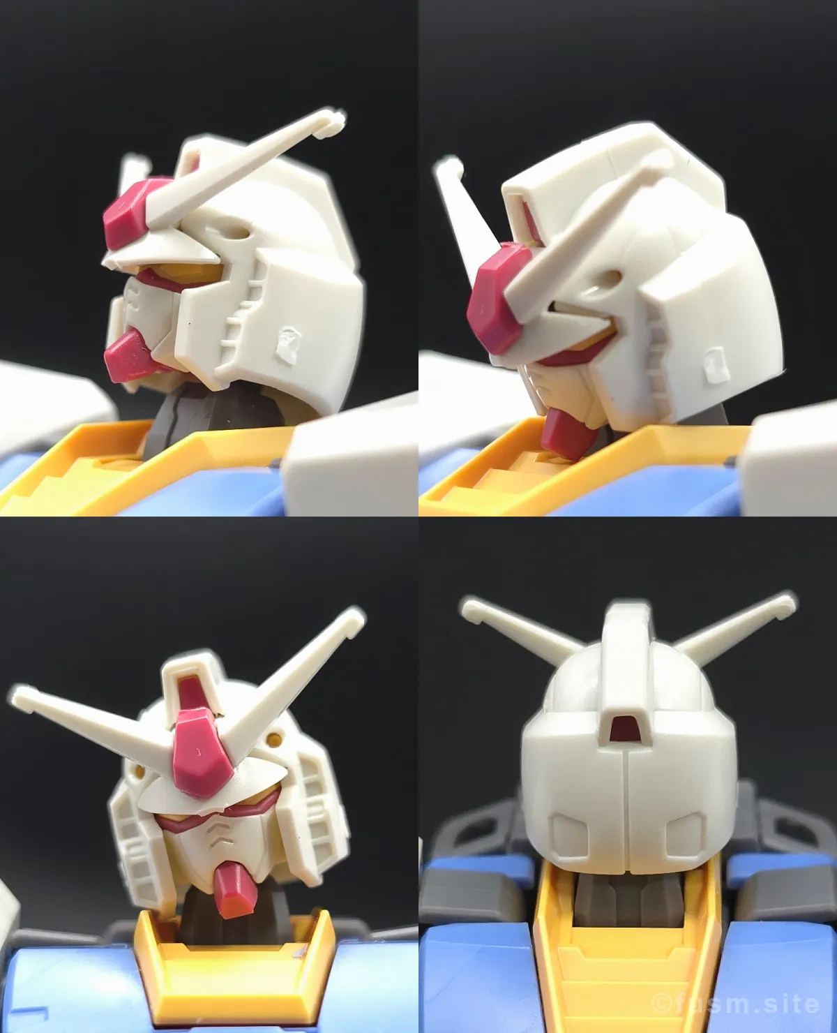 HG RX-78-2 ガンダム [BEYOND GLOBAL] レビュー 頭部ディテール 可動域 01