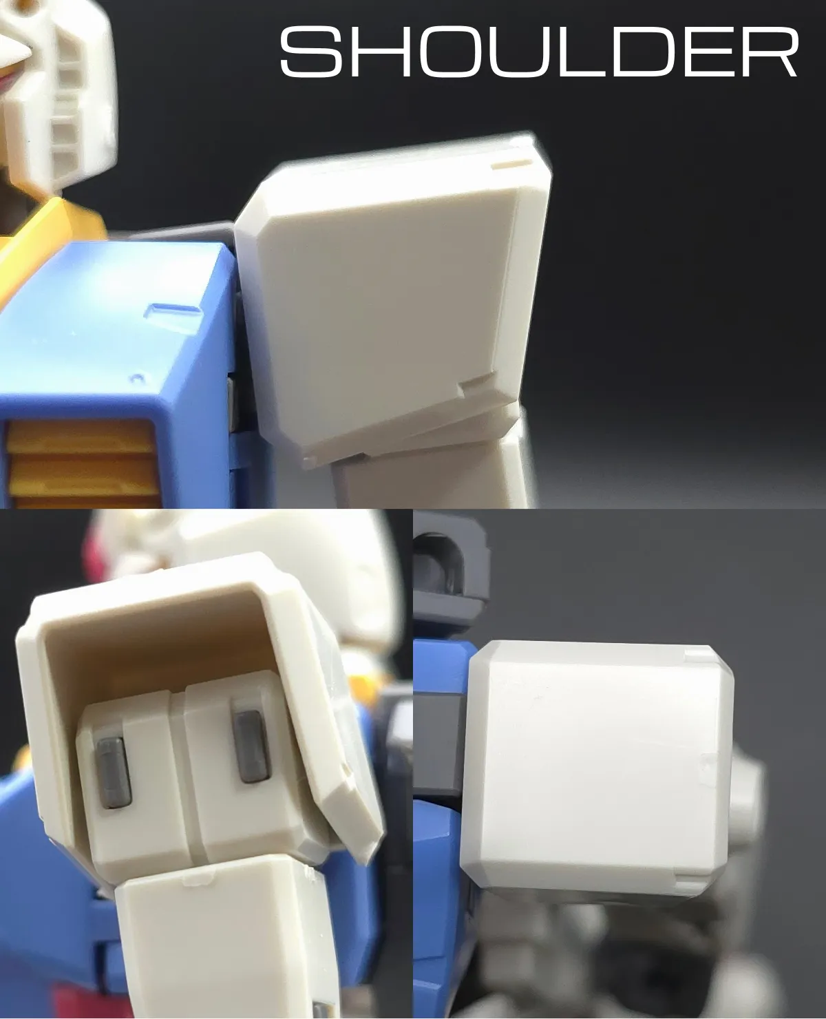 HG RX-78-2 ガンダム [BEYOND GLOBAL] レビュー 肩ディテール 01