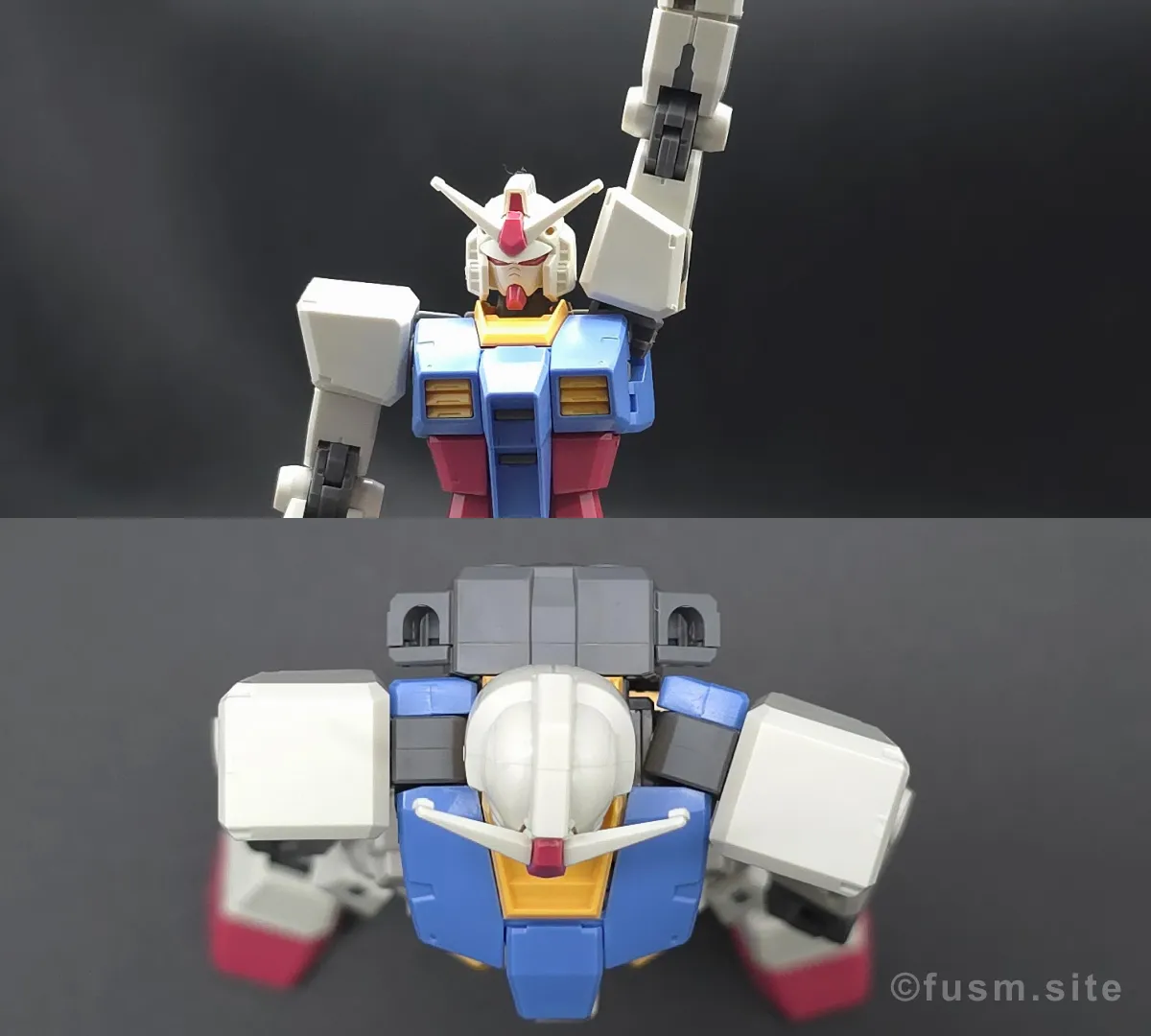 HG RX-78-2 ガンダム [BEYOND GLOBAL] レビュー 肩ディテール 可動域 01