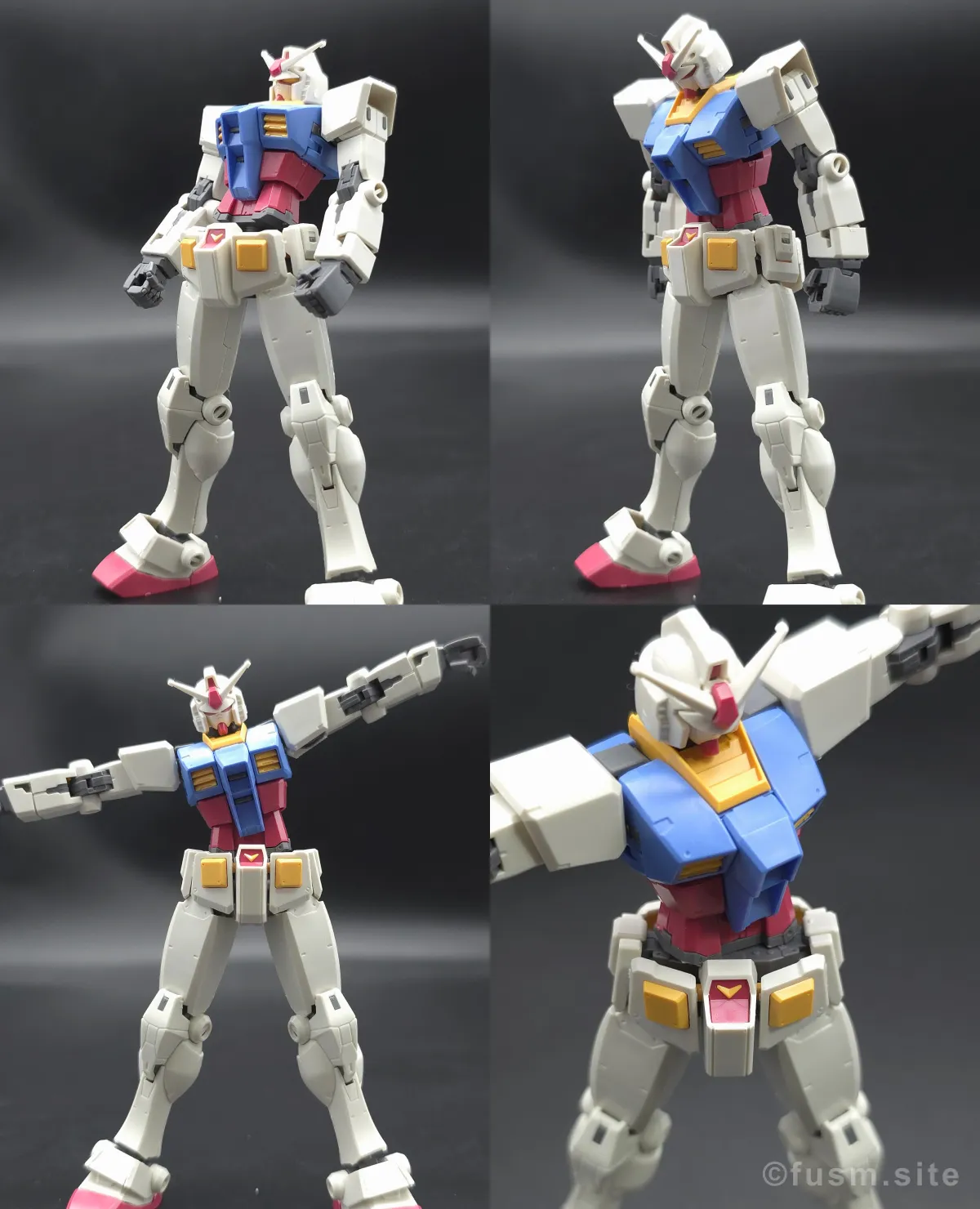 HG RX-78-2 ガンダム [BEYOND GLOBAL] レビュー 胴体ディテール 可動域 02