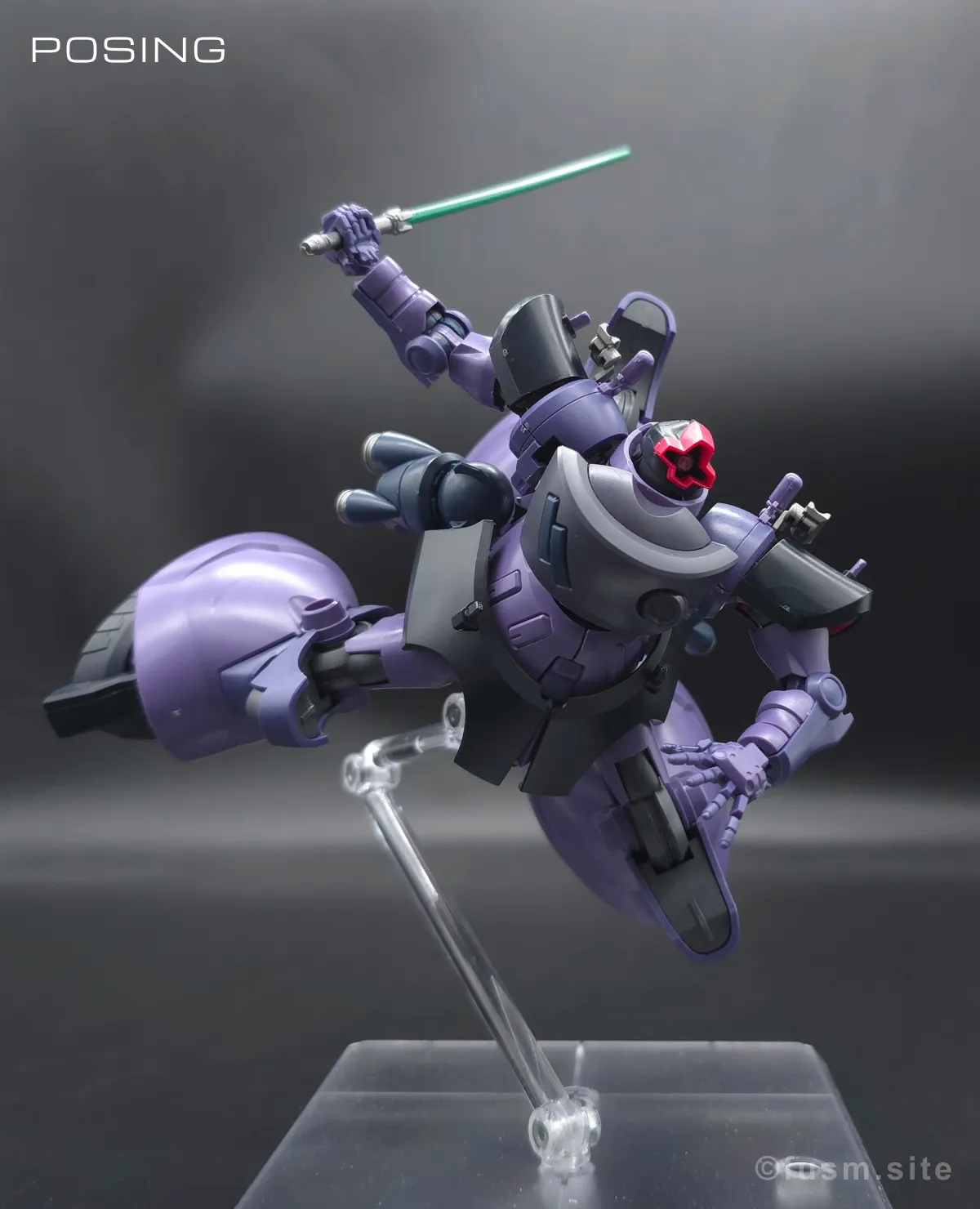 HG リック・ドム ガイア機/オルテガ機(GQ) レビュー ポージング 01