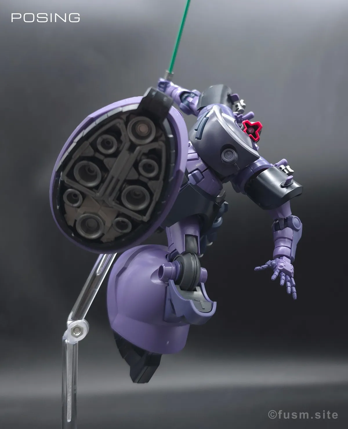 HG リック・ドム ガイア機/オルテガ機(GQ) レビュー ポージング 02