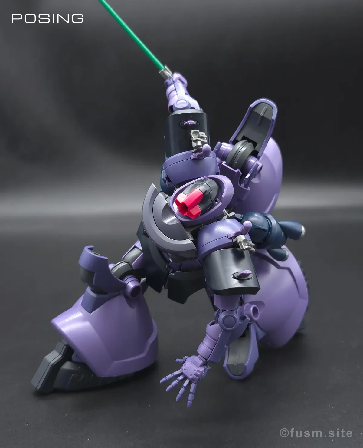 HG リック・ドム ガイア機/オルテガ機(GQ) レビュー ポージング 03