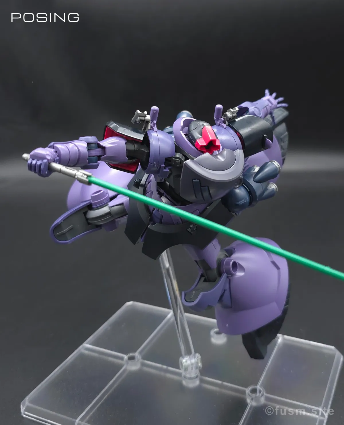 HG リック・ドム ガイア機/オルテガ機(GQ) レビュー ポージング 04