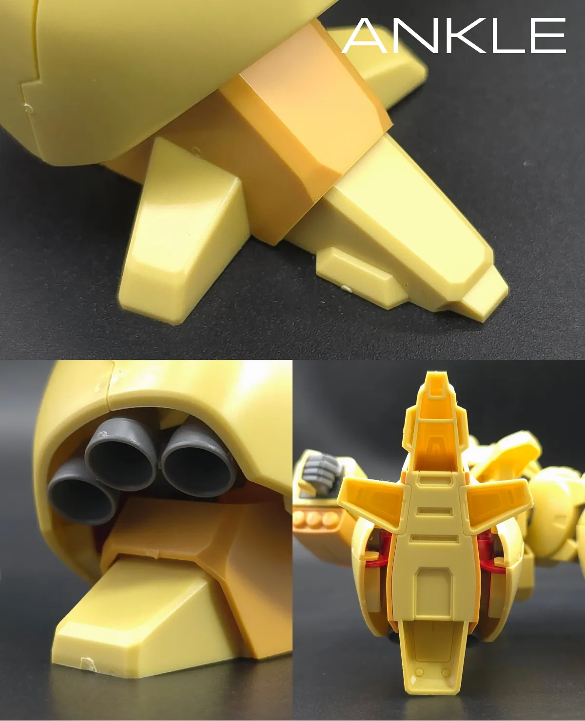 HGUC ズサ レビュー 脚部ディテール 04