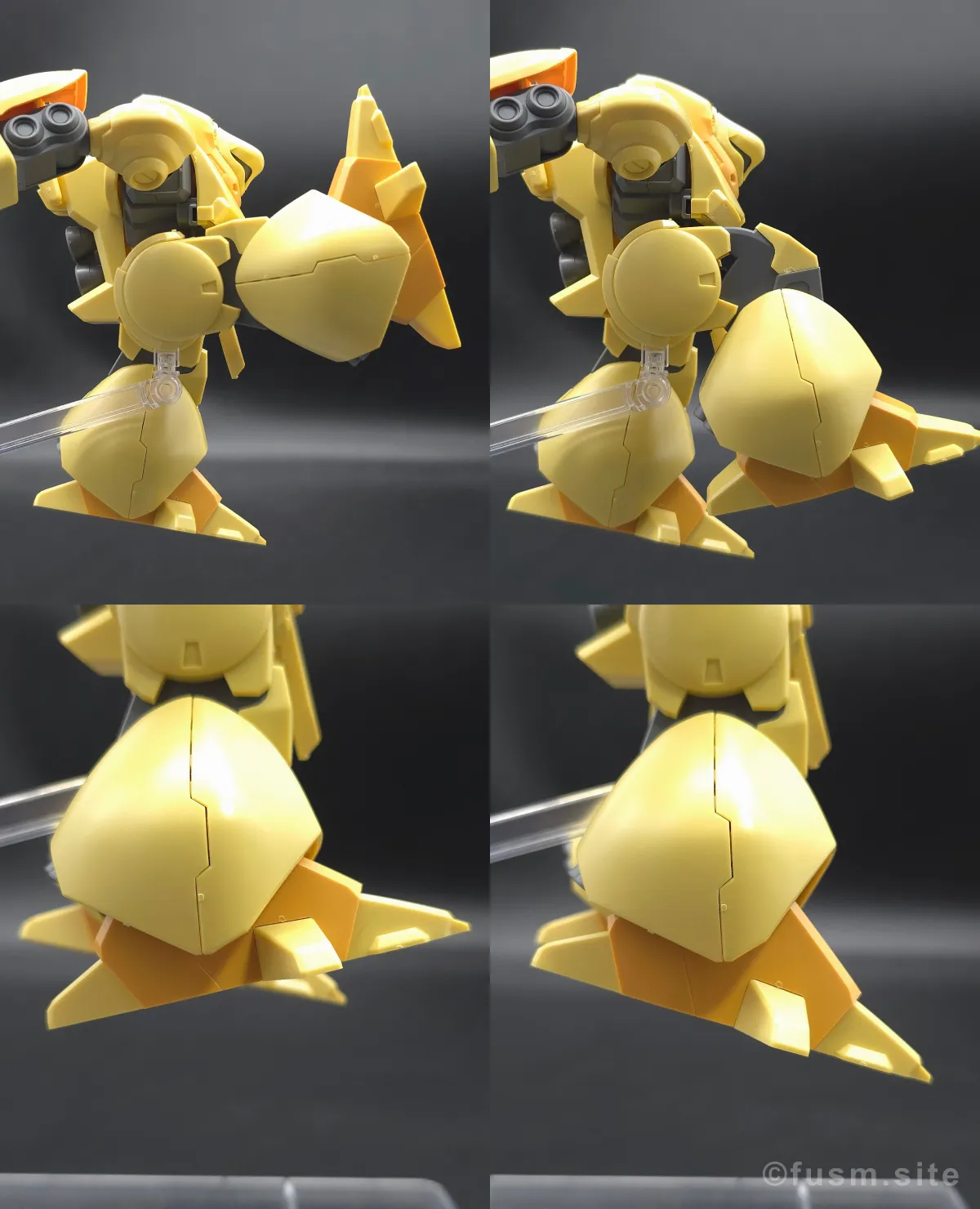 HGUC ズサ レビュー 脚部ディテール 可動域 01