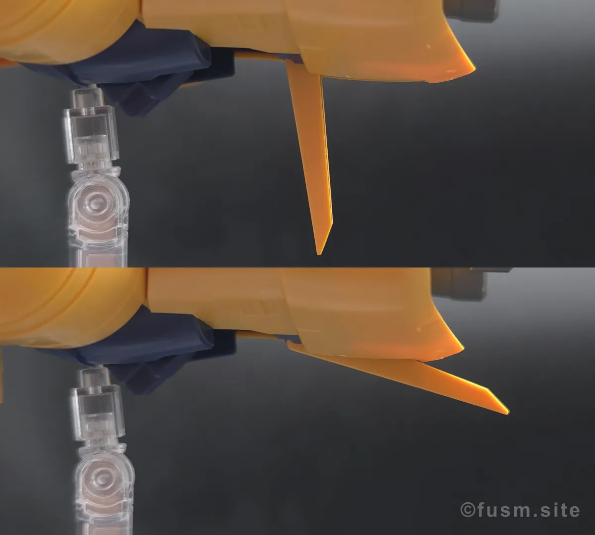 HGUC ズサ レビュー バックパックレビュー 可動域 02