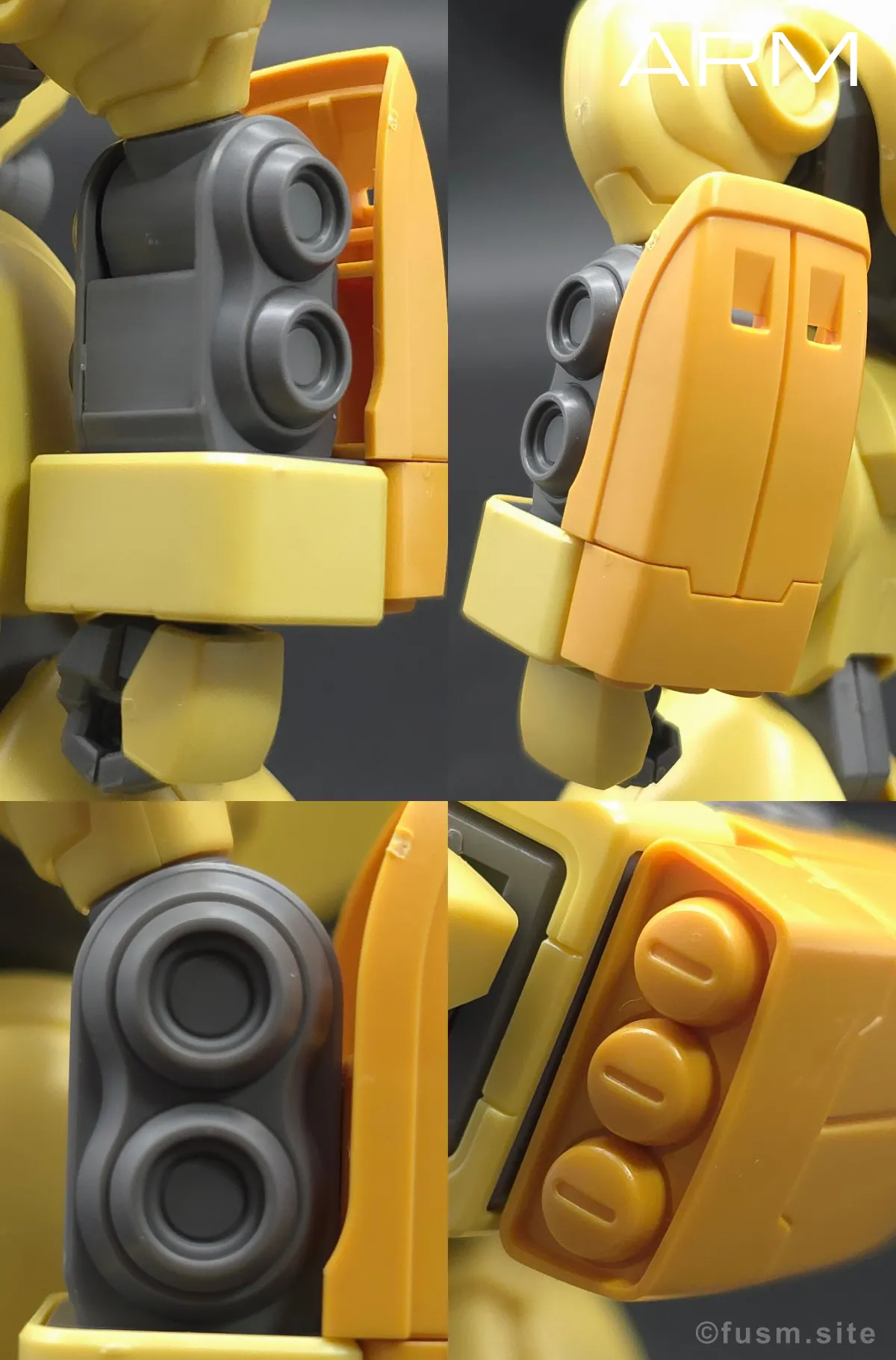 HGUC ズサ レビュー 腕部ディテール 01