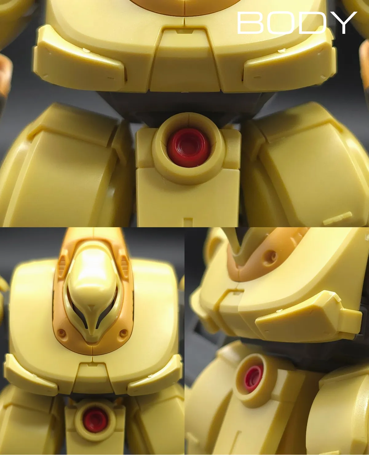 HGUC ズサ レビュー 胴体ディテール 01