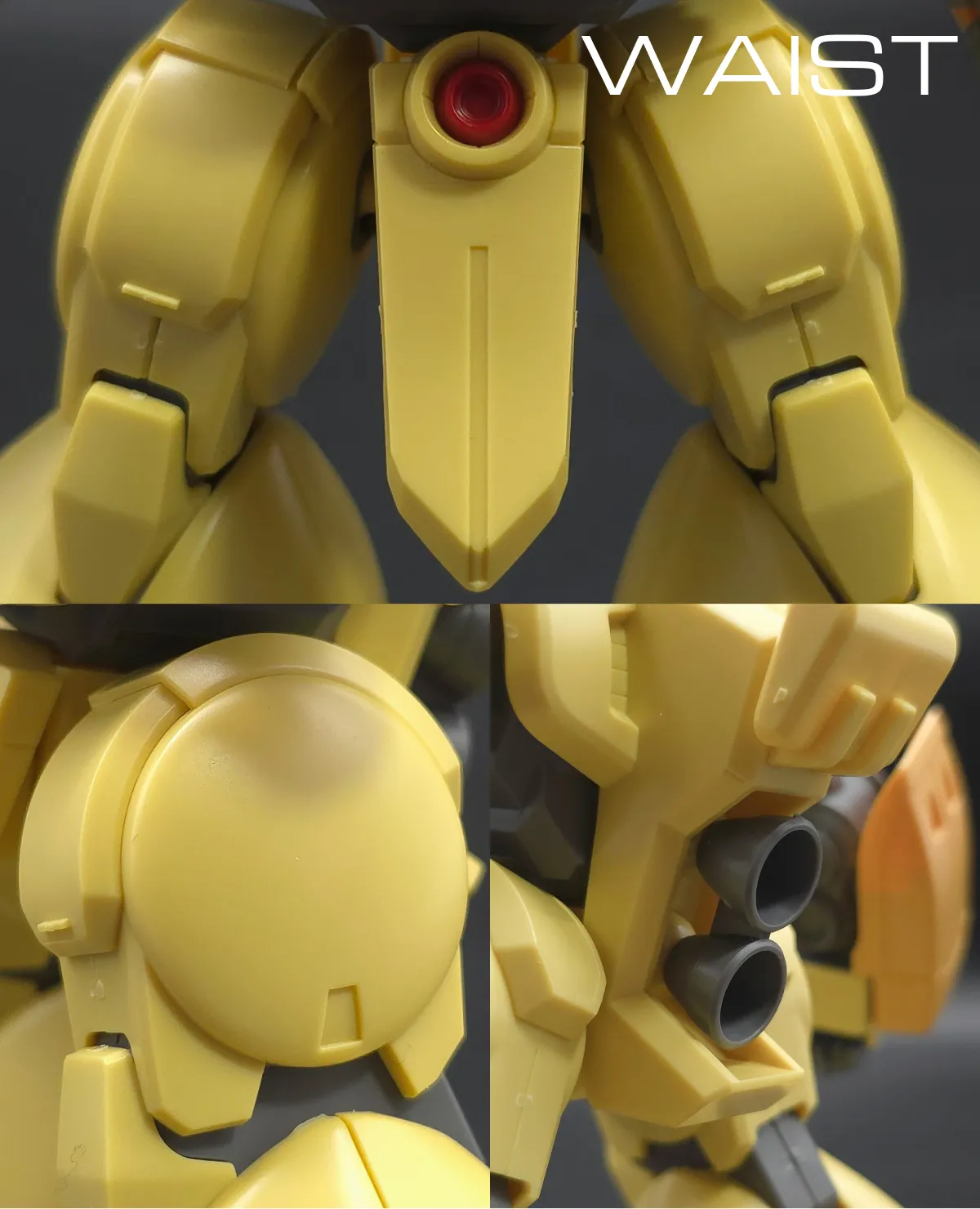 HGUC ズサ レビュー 胴体ディテール 02