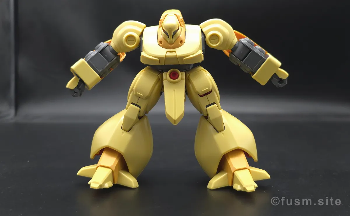 HGUC ズサ レビュー 胴体ディテール 可動域 02