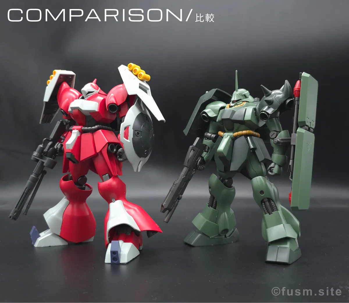 HGUC ヤクト・ドーガ(クェス・エア専用機) レビュー 比較 02