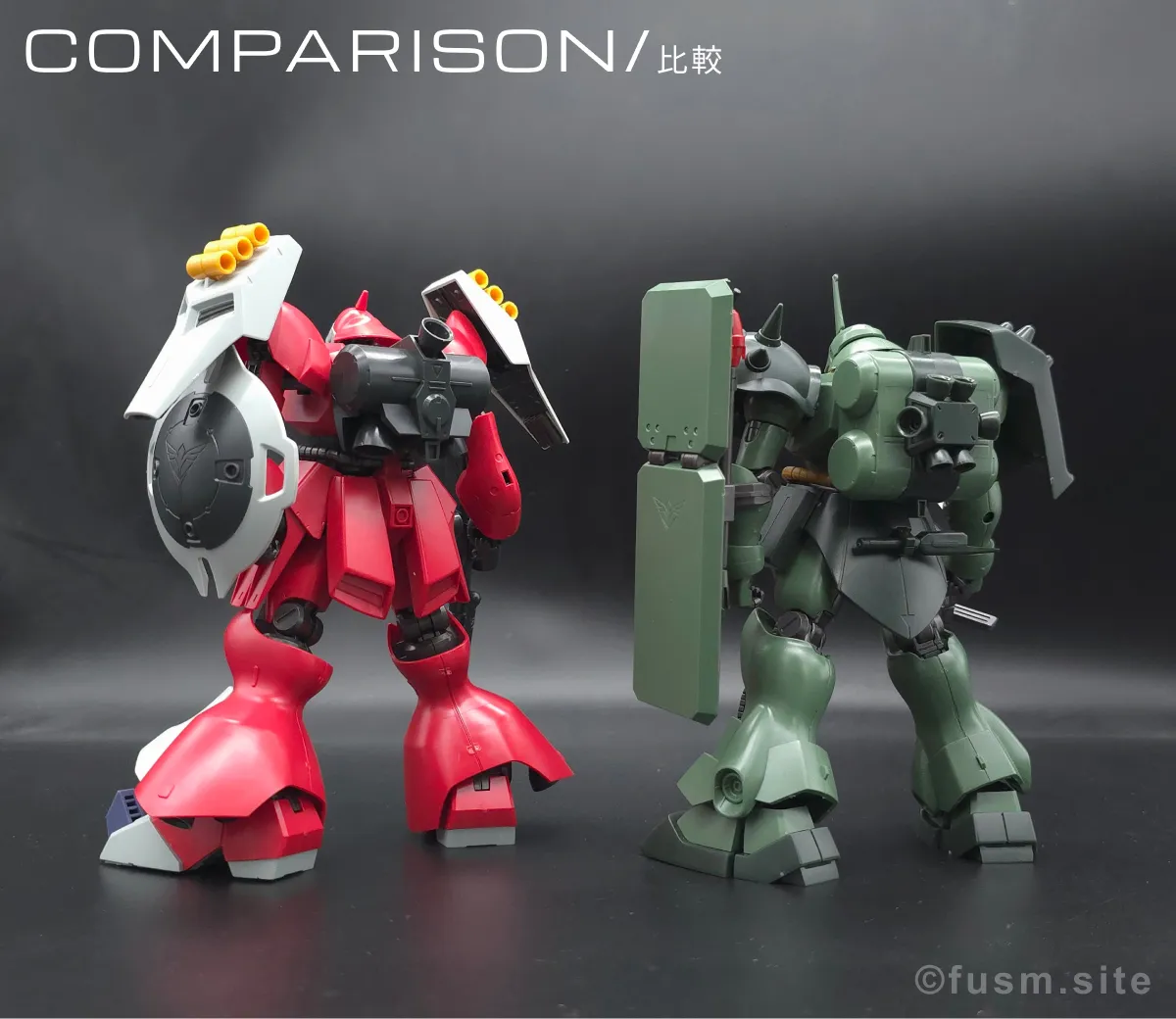 HGUC ヤクト・ドーガ(クェス・エア専用機) レビュー 比較 03
