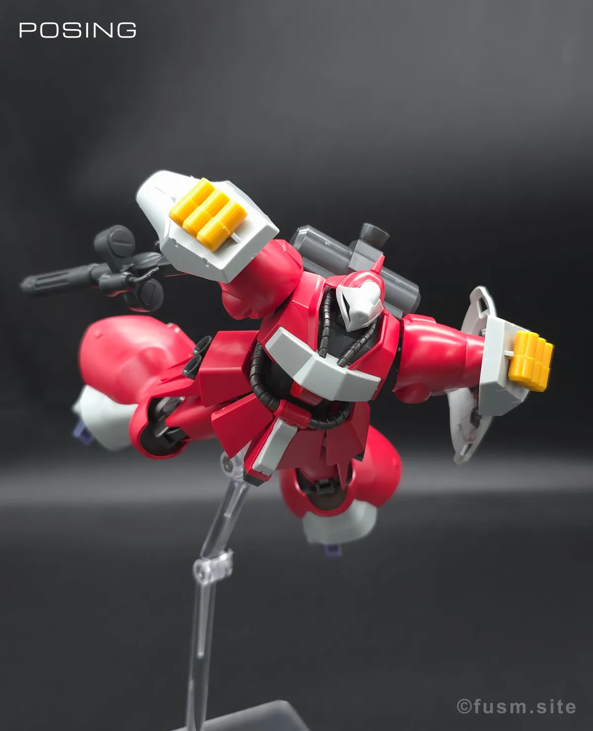 HGUC ヤクト・ドーガ(クェス・エア専用機) レビュー ポージング 01