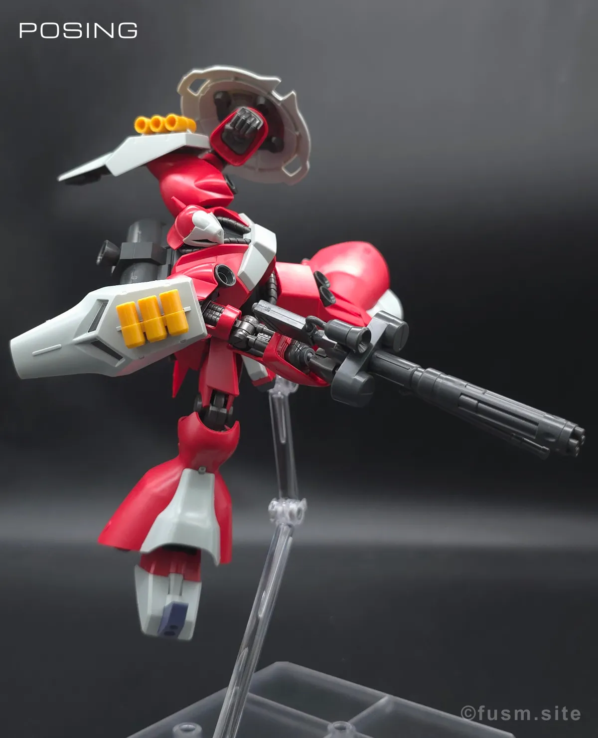 HGUC ヤクト・ドーガ(クェス・エア専用機) レビュー ポージング 04