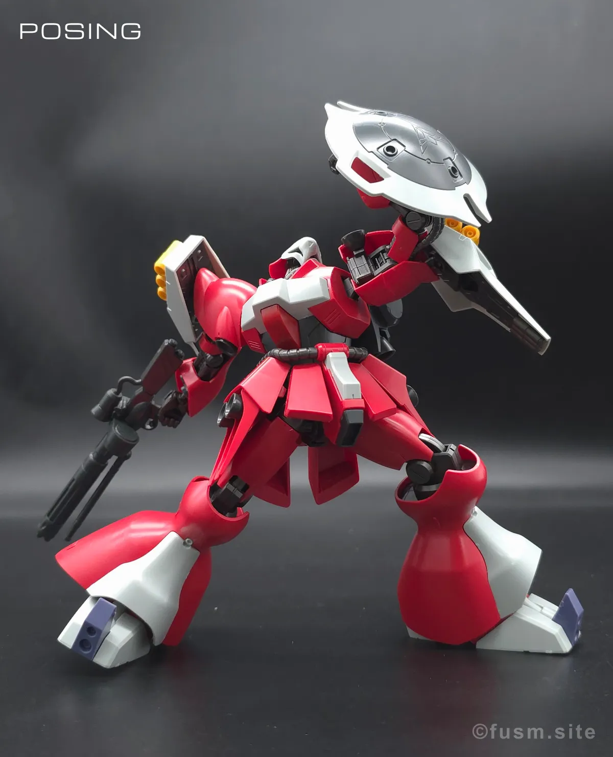 HGUC ヤクト・ドーガ(クェス・エア専用機) レビュー ポージング 06